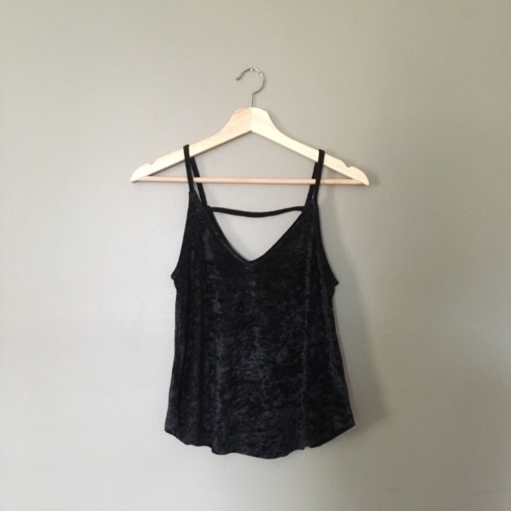 American Eagle Velvet Swing Tank Top